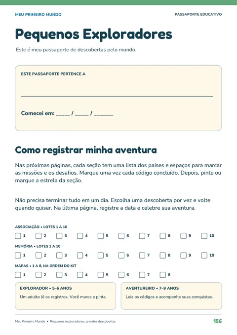 Página real do passaporte